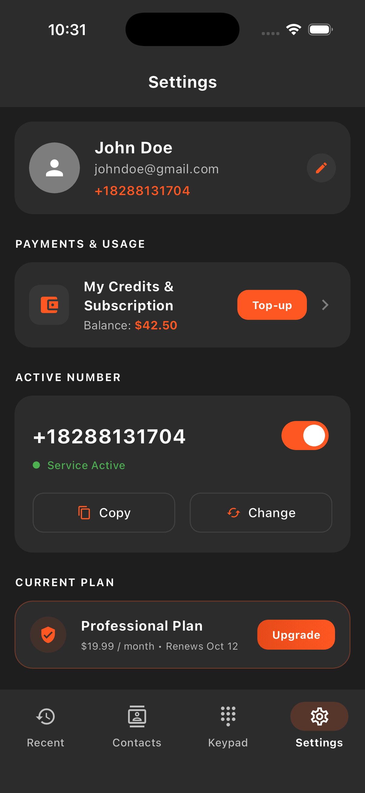 Active Inactive Number